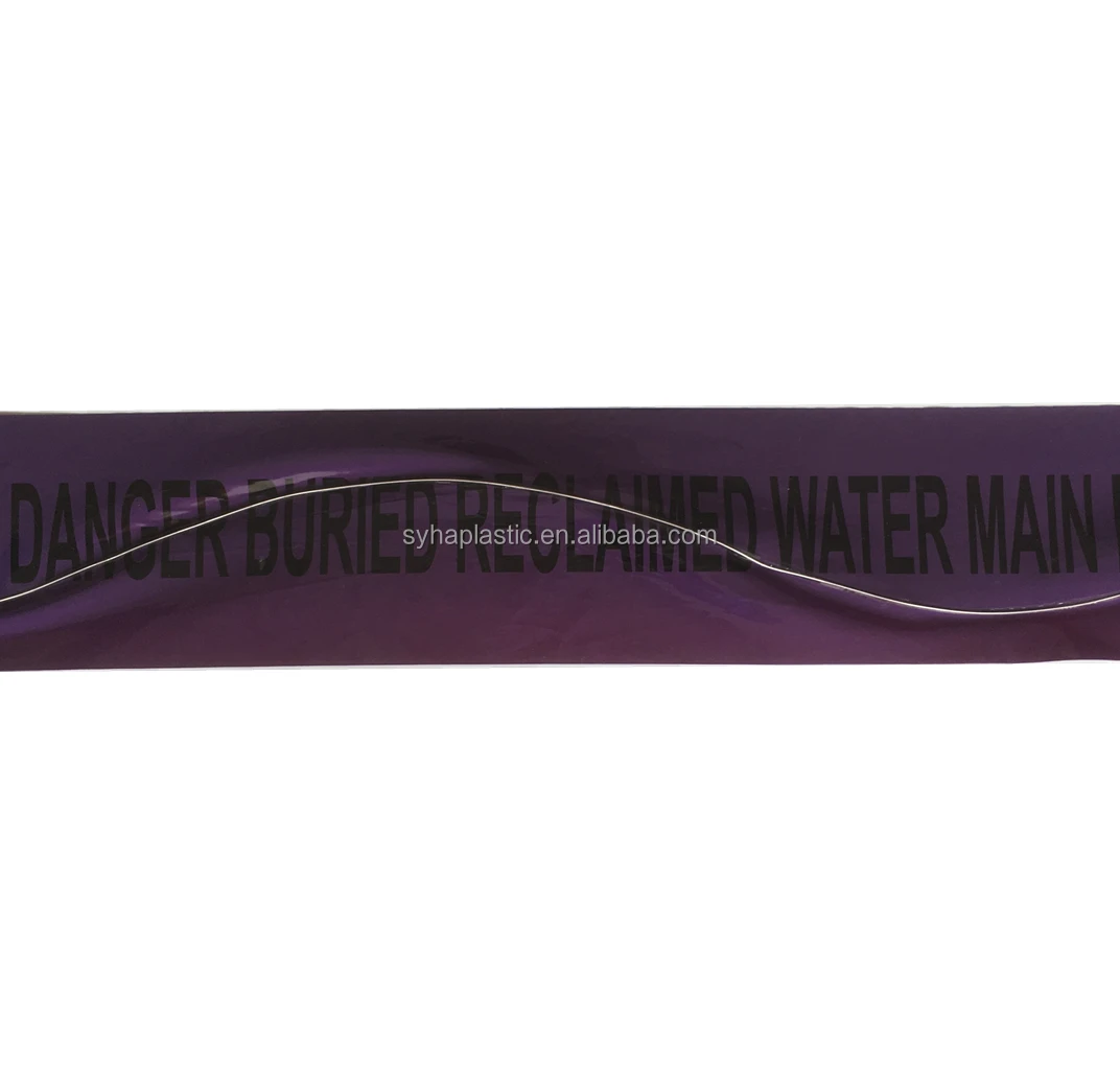 Подземная детекторная предупреждающая лента, Проволочная лента из нержавеющей стали