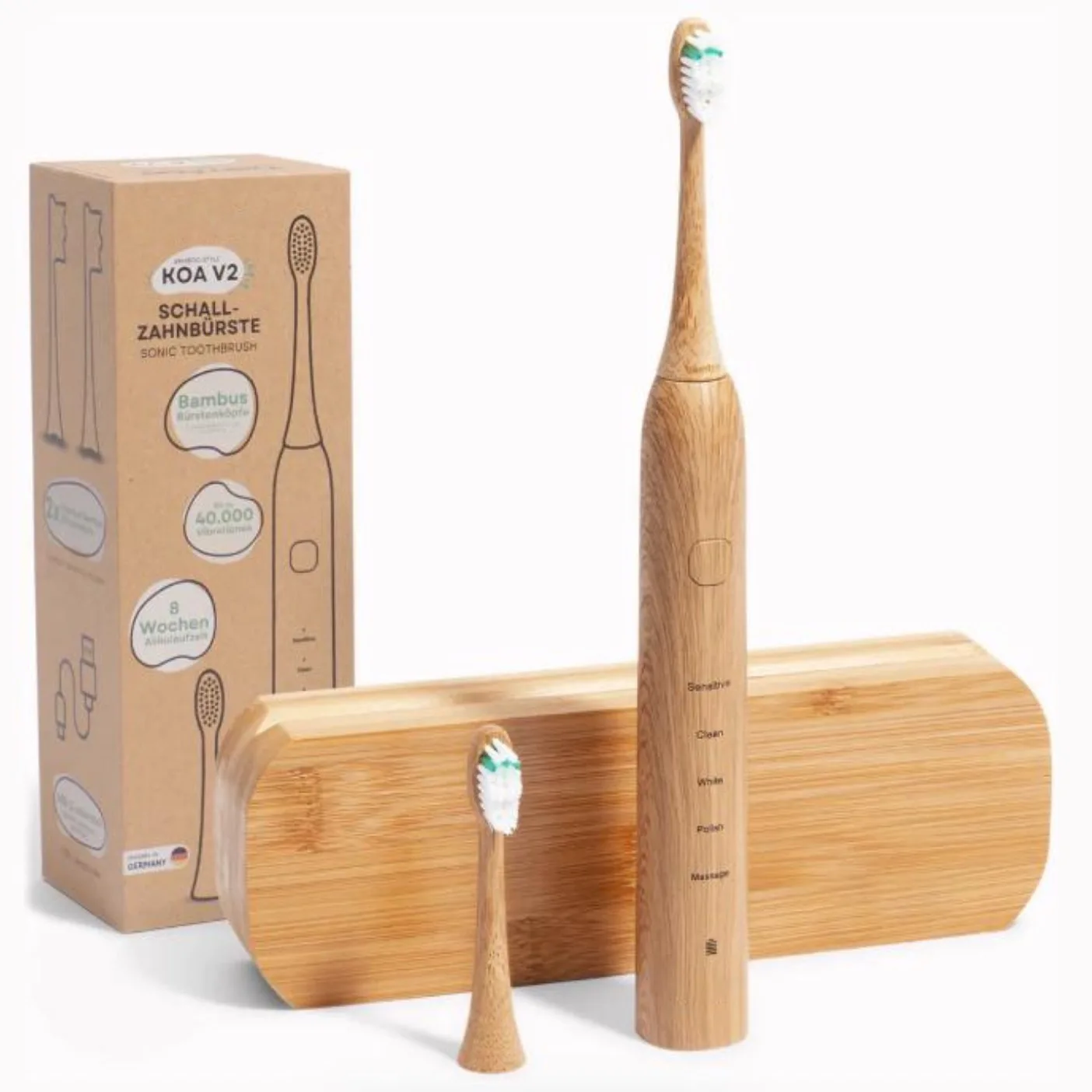 Hot Selling Biodegradable Bamboo Electric Toothbrush Smart Sonic Toothbrush Manufacturer