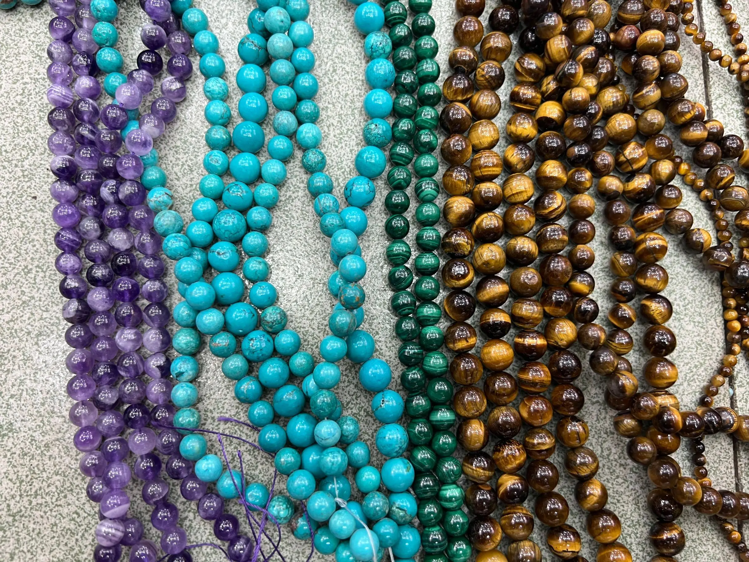 Fashion jewelry natural round beads pyrite stone bead 6mm 8mm 10mm gem stones beads for jewelry making