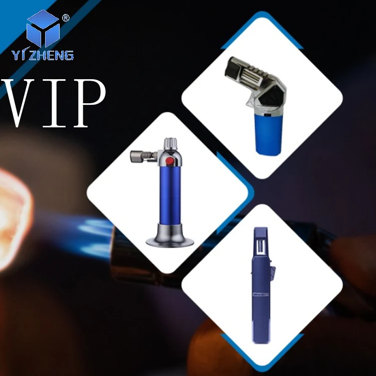 VIP Benefits Multi Functional Butane Gas Refill Tobacco Cigarette Lighter Cooking Culinary Torch Lighter For Free