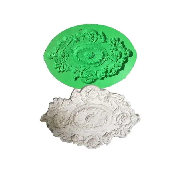 RF High quality interior decoration fiberglass cement mold lamp European mold fiberglass concrete lamp mold for sale