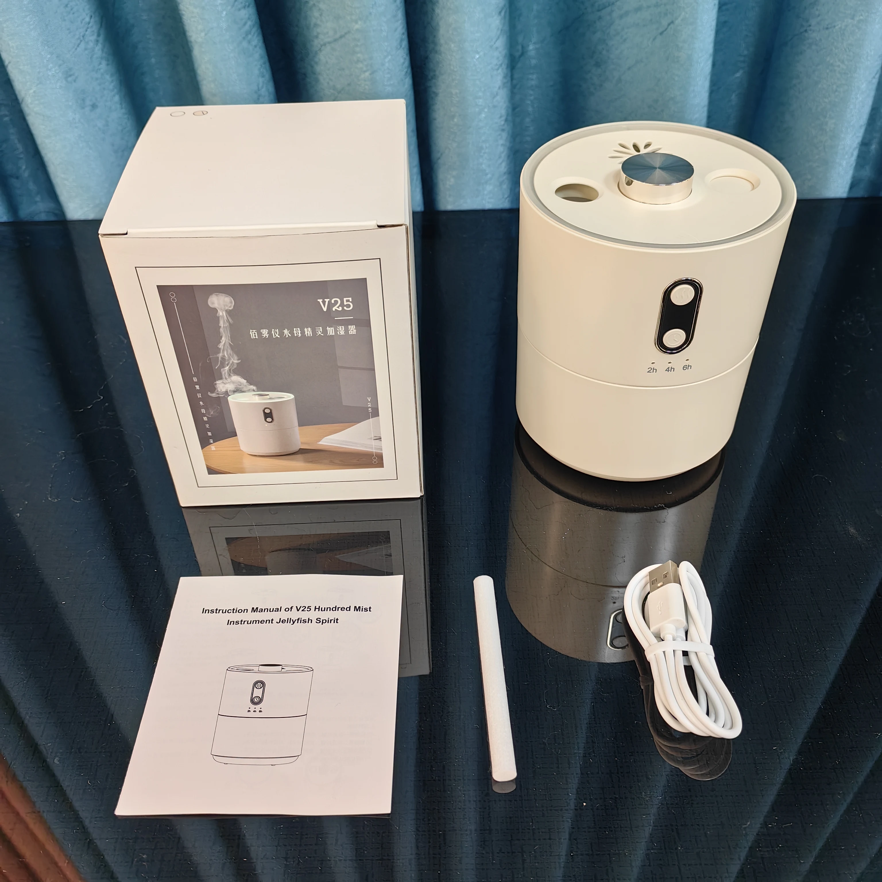 SHOUMING portable mini nebulizer multi function silence humidificador tabletop for office essential oil diffusers air humidifier