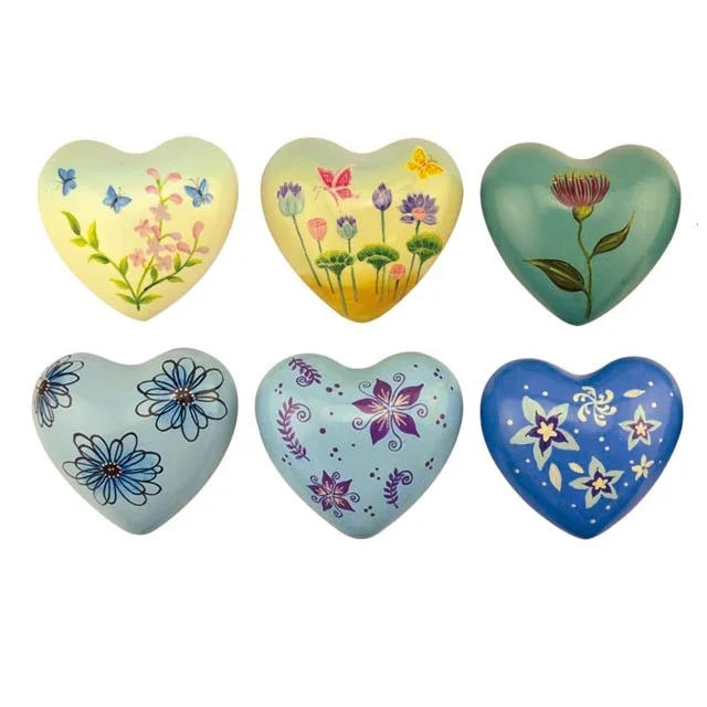 metal heart with sound handpainted customized design
