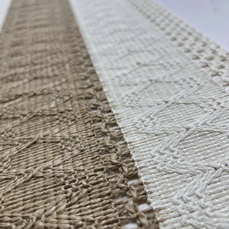 Banquet Cotton Linen Fringe Table Runner Woven Luxury Macrame Table Runner Wedding