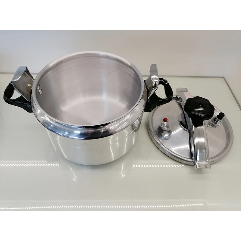 15L Aluminum Pressure Cookers Bakeliter Handle Multiple Safety Devices Gas Cooker