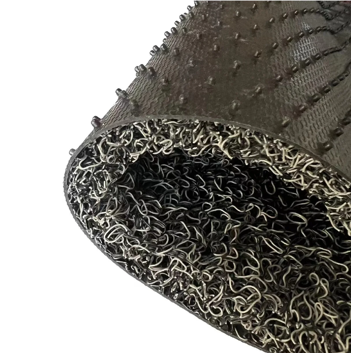 pcv coil plastic PVC coil car with spike backing vinyl loop mat gold prospecting Loop Pile mat for gold washing