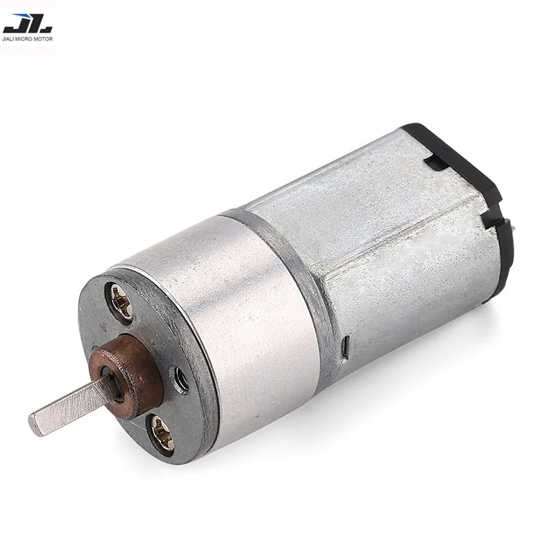 JL 16GA  030 Gear Motor DC 6V 9V 12V Full Metal Gearbox Permanent Reducer Forward Reverse Brush Permanent Magnet Reduction Geare
