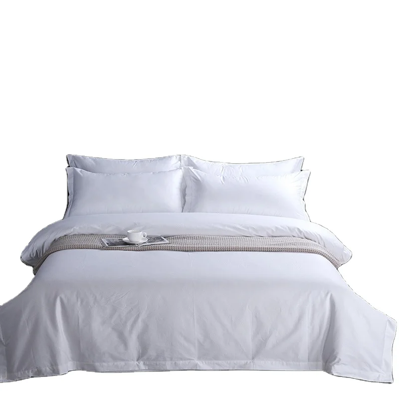 Wedding bedding 7-piece set white 100%cotton