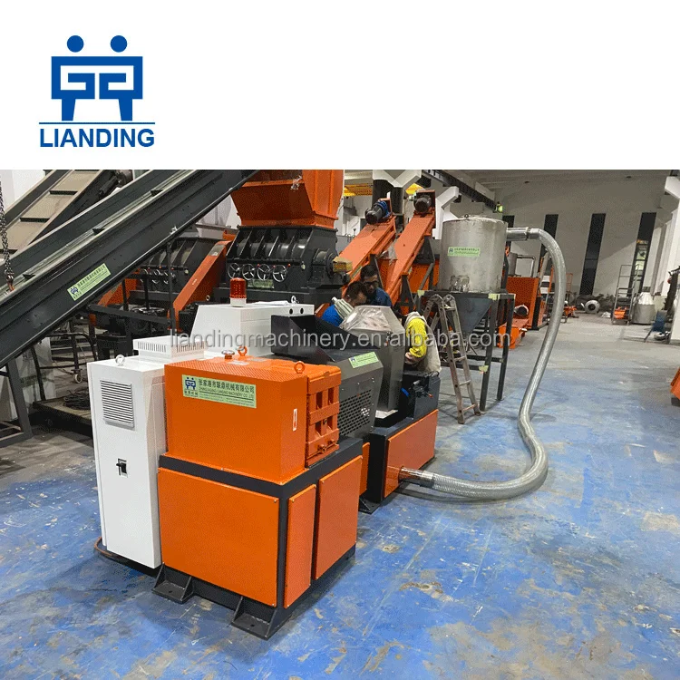 PP Raffia Bags Woven bag PE Film Plastic Melting Extruder Machine Granulating Line