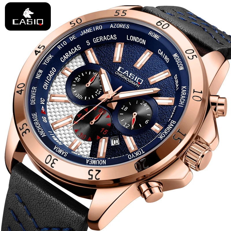 Low Moq Japan High Quality Custom Brand Watch Waterproof Fashion Sport Chronograph Watches Quartz Men Watches