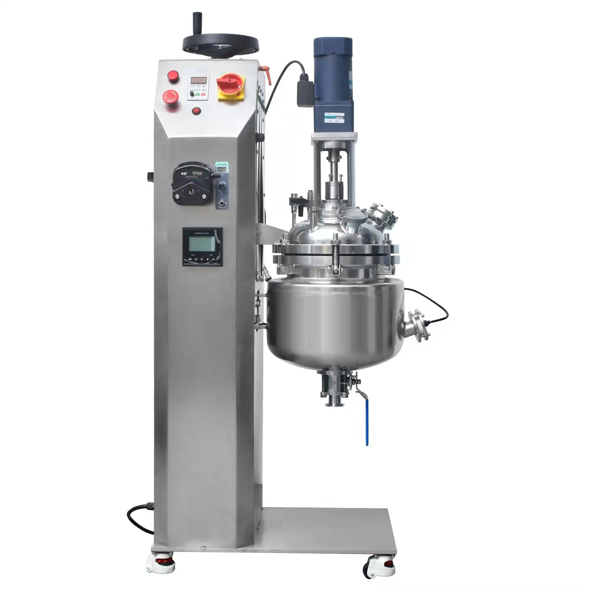 Valuen 50L Electric Heating Stainless Steel Reaction Kettle  Jacketed Jacketed stainless steel reactor