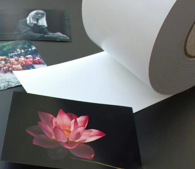 Huilin Inkjet RC Glossy 6 inch Photo Paper Roll for Minilab Printing