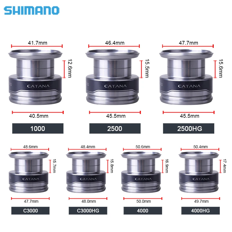 100% Оригинальный катушки Shimano 22 CATANA 4000 4000HG AR-C Катушка морской Спиннинг рыболовная