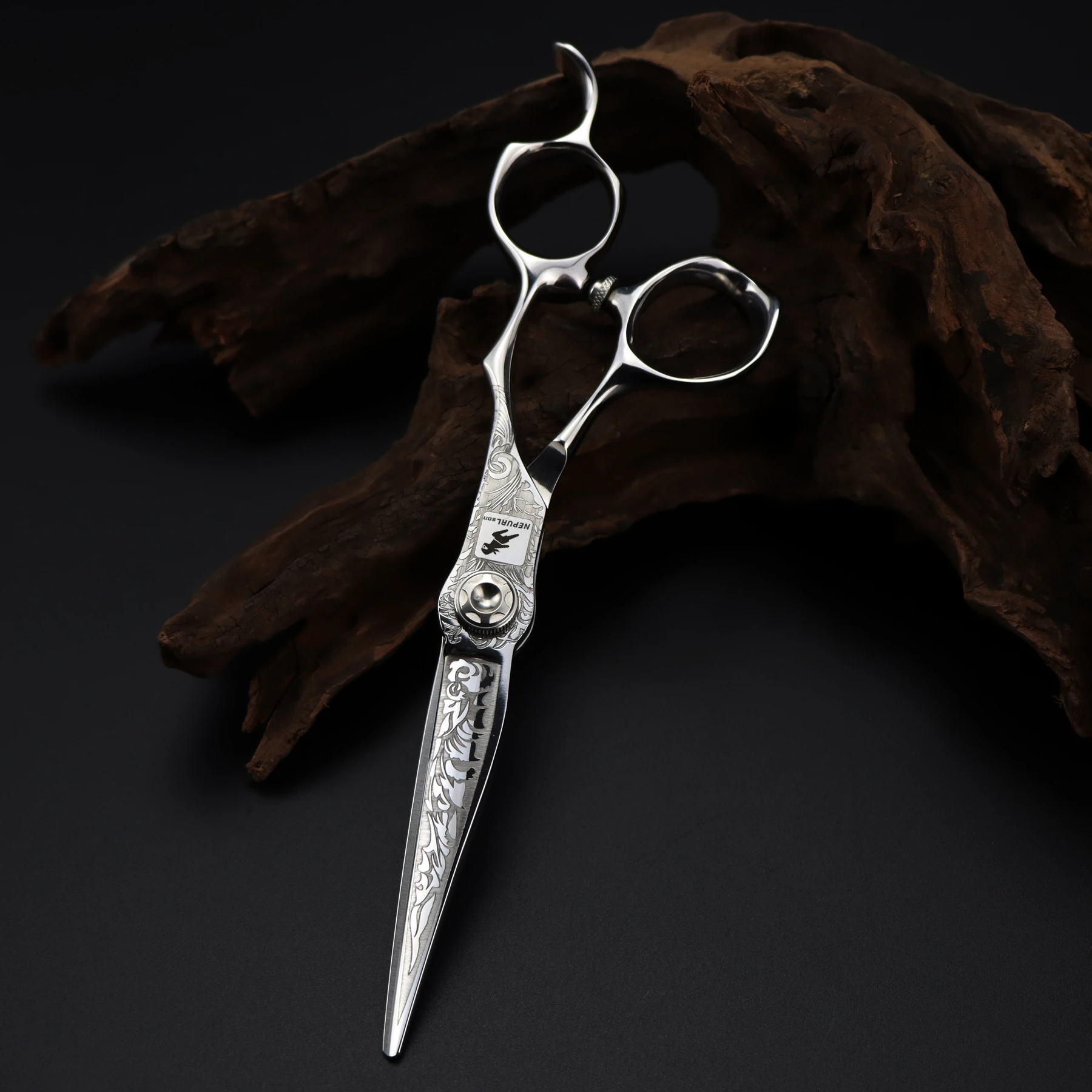 Ножницы для парикмахерской NEPURLson, плоские ножницы, Дамасские ножницы для волос, 6,0/7,0 дюймов