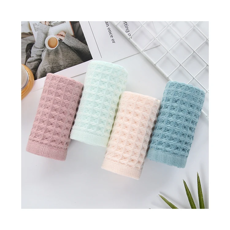 Cotton Waffle Weave Towel Custom Deep Cleaning Cloths Golf Towel
