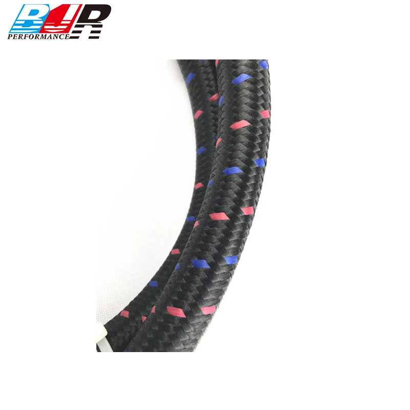 BJR Fuel Nylon Braided Hose High Temperature Flexible Connection Line BJR0723-6-M AN6