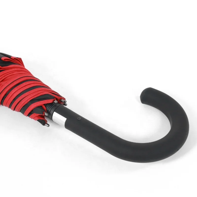 23 Inches Anti-Wind Double Fabric Auto Open Straight Umbrella with Custom Logo