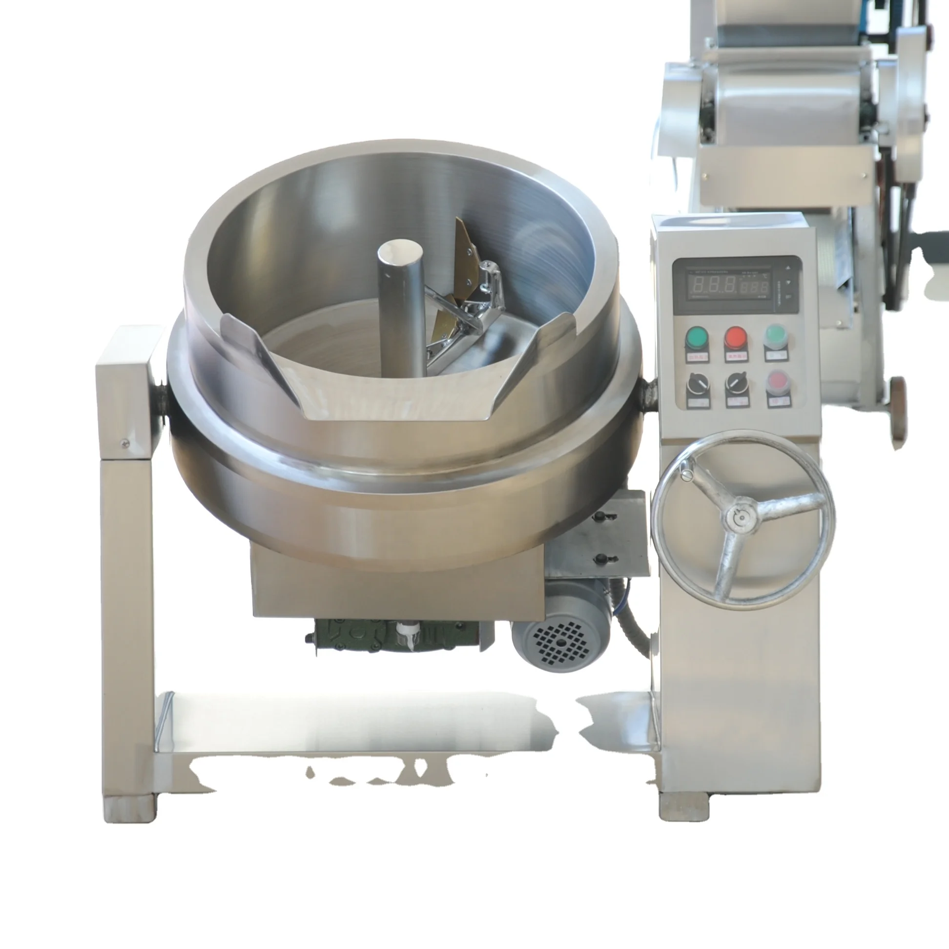 50L gas  hard candy and electric heating jacketed kettle cooker
