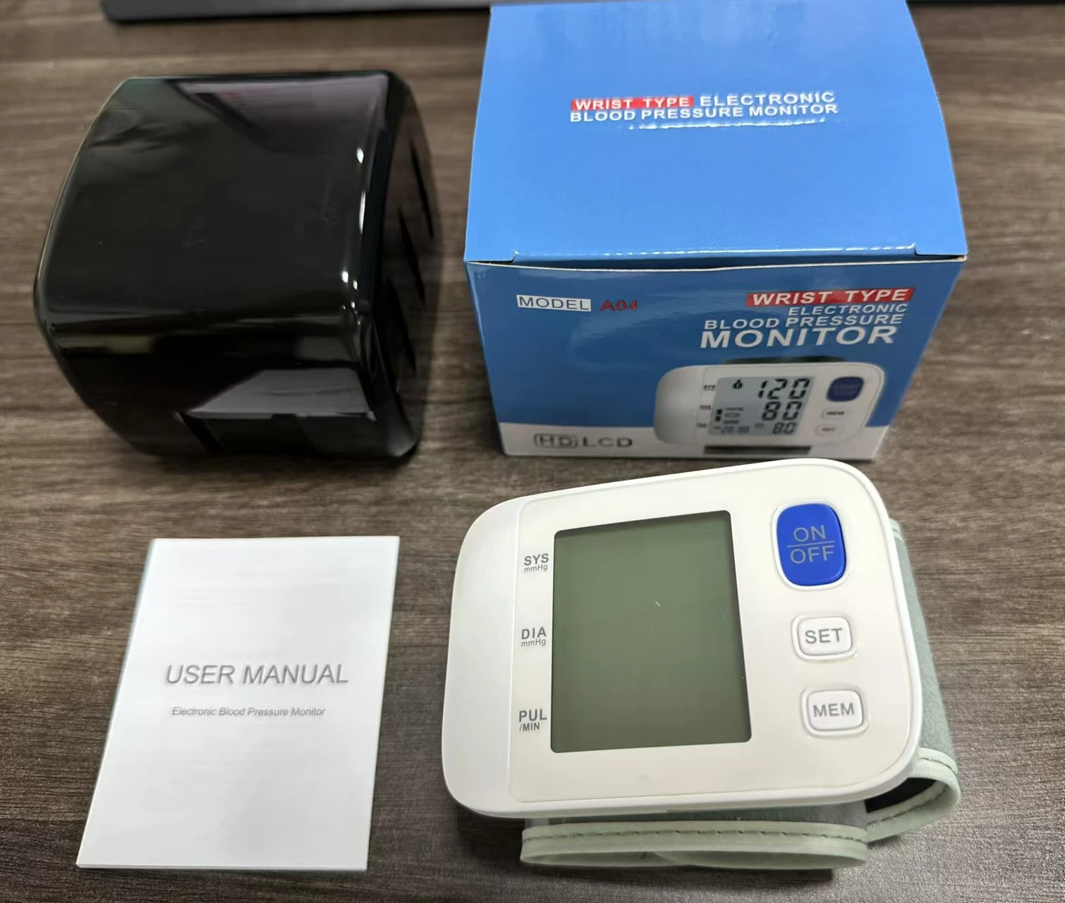 Цифровой мини-Монитор артериального давления на запястье сертифицированный ROHS ручное/электрическое питание металлический BP с пластиковыми компонентами