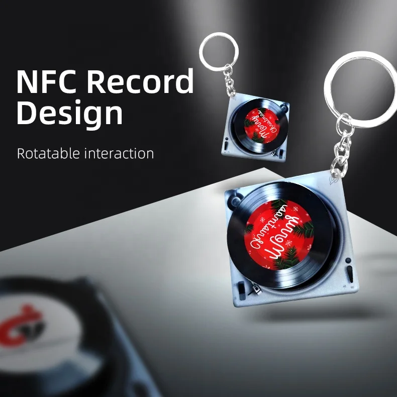 Wholesale High Quality CD Box Keychain Dvd Holder Key Ring Custom Logo Acrylic Diy Blank Mini Album Idol Nfc Music Cd-Keychain