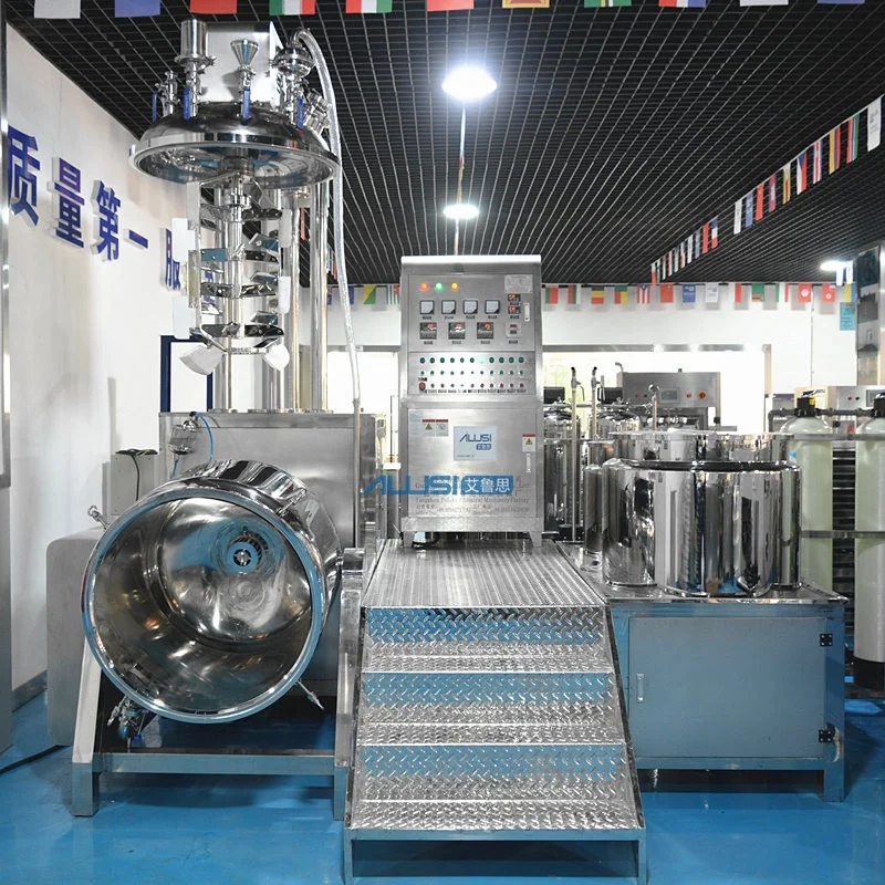 Guangzhou Machines Cosmetic Wax Machine Cosmetics Thailand For Manufacturing Ointment Vacuum Emulsifying Equipment Of Ointments