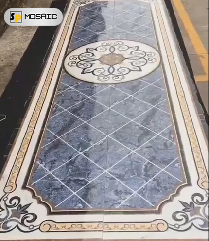 Ковровая плитка для помещений золотые кирпичи