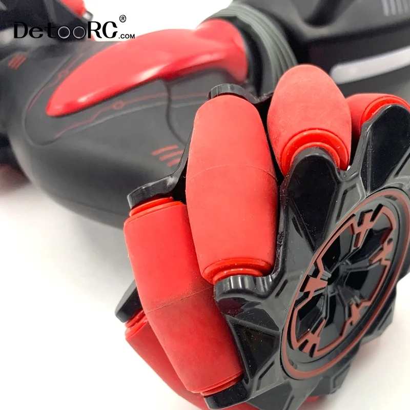 Detoo remote control car double side rc cars with watch gesture off road vehicle with light and music rc drift car