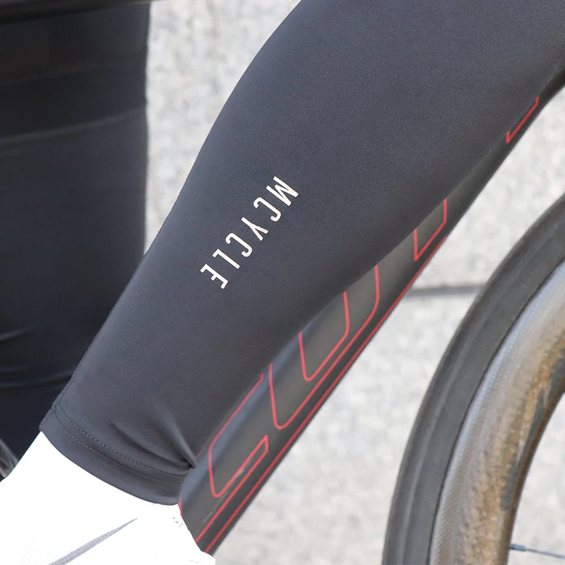Mcycle Summer Sport Leg Warmer Breathable Bicycle Leg Sleeves UV Protection Anti-slip Cool Cycling Leg Warmers
