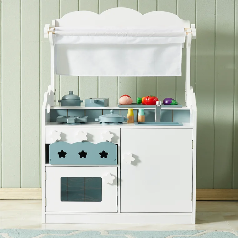 Best little chef wooden pretend play toy kitchen play set TYKKT004