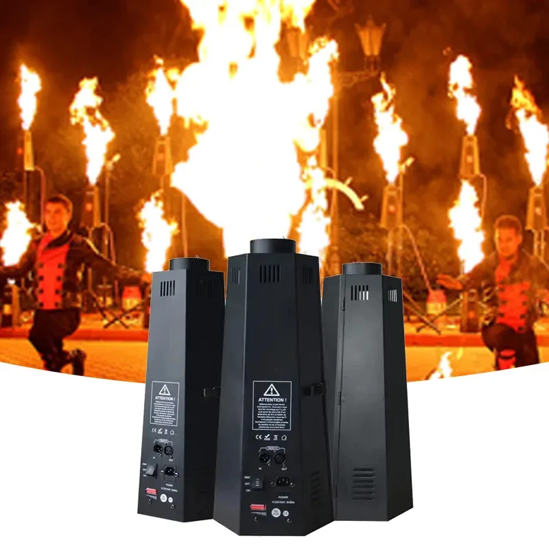 Tip Quality Real Fire Machine Flame 200W Stage Party Show Effect DMX Colorful Outdoor Concert Events  Fire Flamethrower Machine