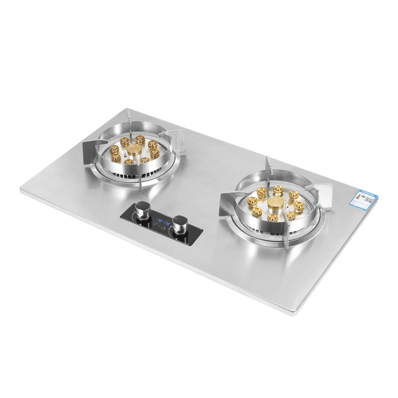 Factory wholesale comercial low price triple burner stove with grill gas