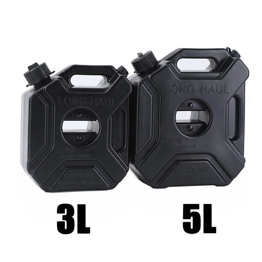 3L 5L портативный пластиковый мотоцикл газовый бензин Petro Jerry Can с креплением на замок