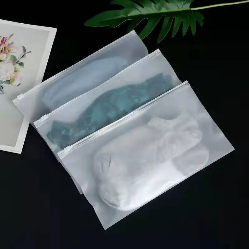 
Customised Storage PE Self Seal Clothes Zipperlock Package Zip Lock Frosted Bag 