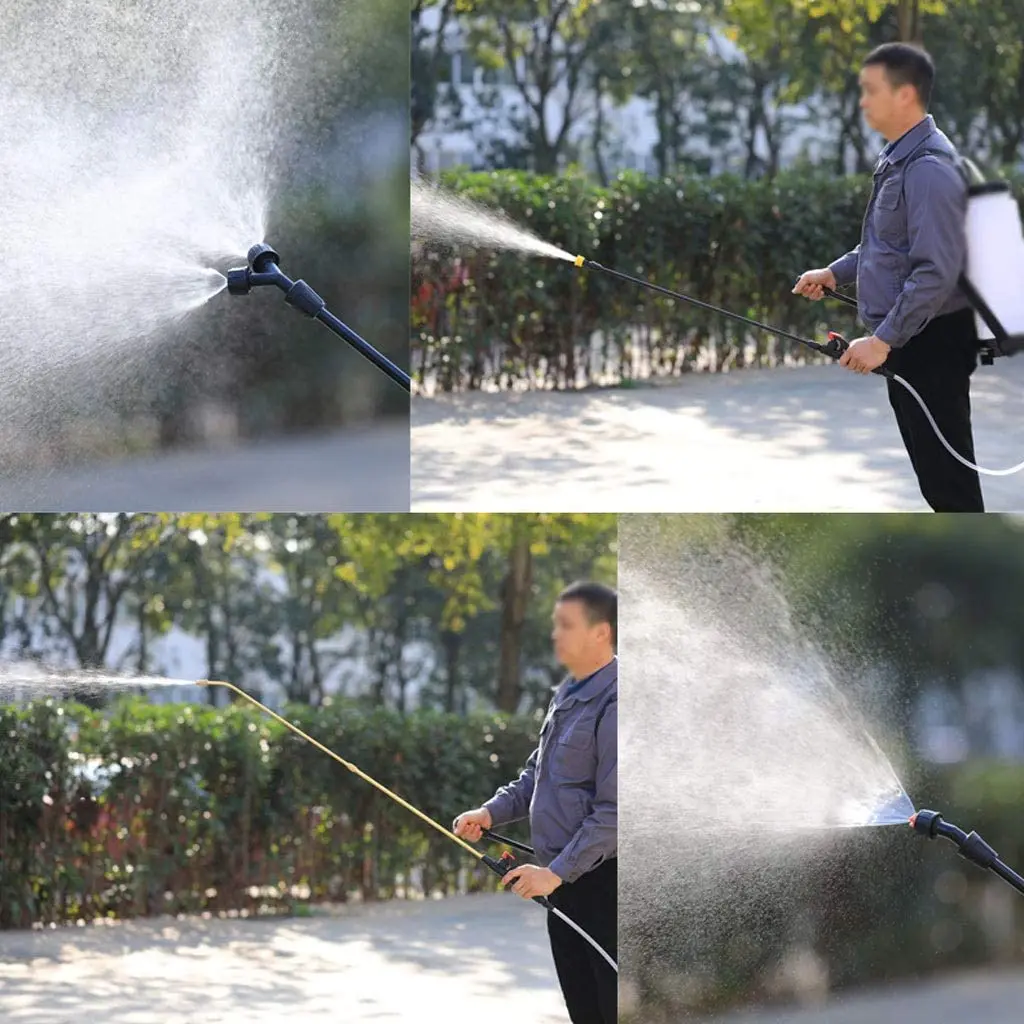 Customizable capacity 4 Adjustable Spray Nozzles Large diameter piston pump backpack agricultural pesticide sprayer