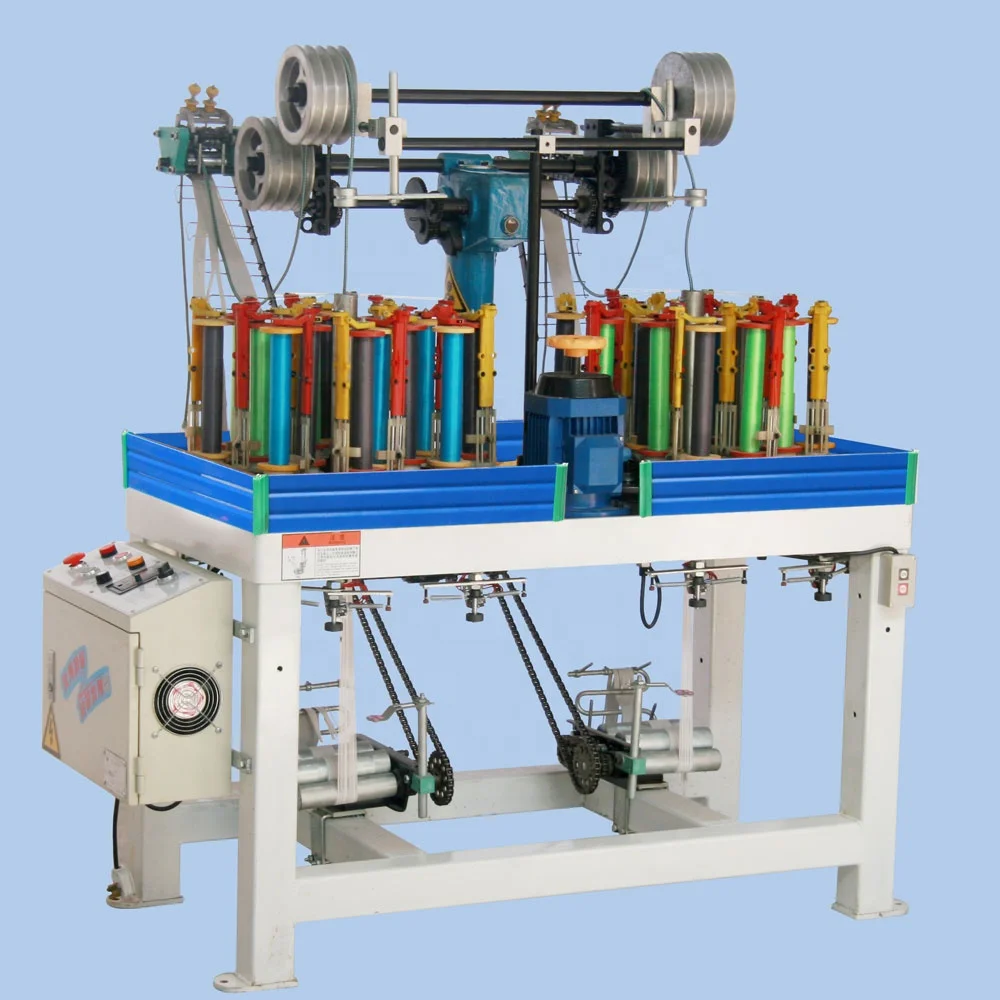 Polypropylene Rope Braider Machine lines braider  rope braiding machine 12 16 24 32 spindle