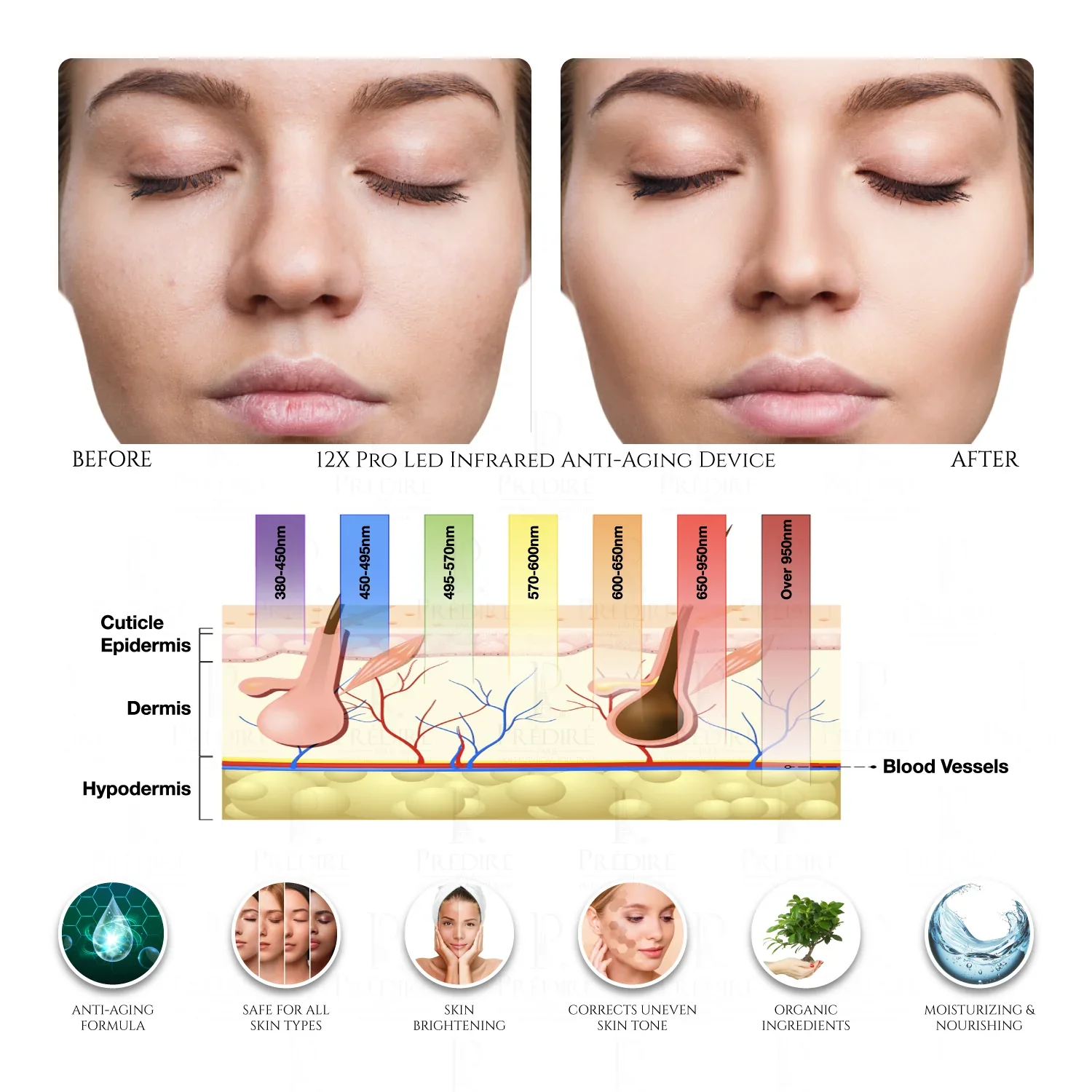 Intelligent Facial Massage Machine Beauty Salon Skin Care Device Warm/Cool Function Wrinkle Remover Derma Rolling System