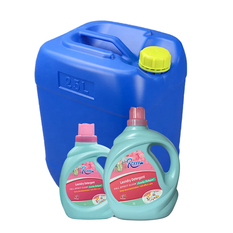 Wholesale factories 20L 25L Bulk Full Effect Laundry Detergent Liquid Deep Cleaning Clothes Romantic Fragrance For Supermarket