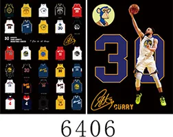 Wholesale Custom ecofriendly Marvel Messi Ronaldo Horrible movie Sports Stars James Bryan 3D Flip Lenticular Manga Anime Poster