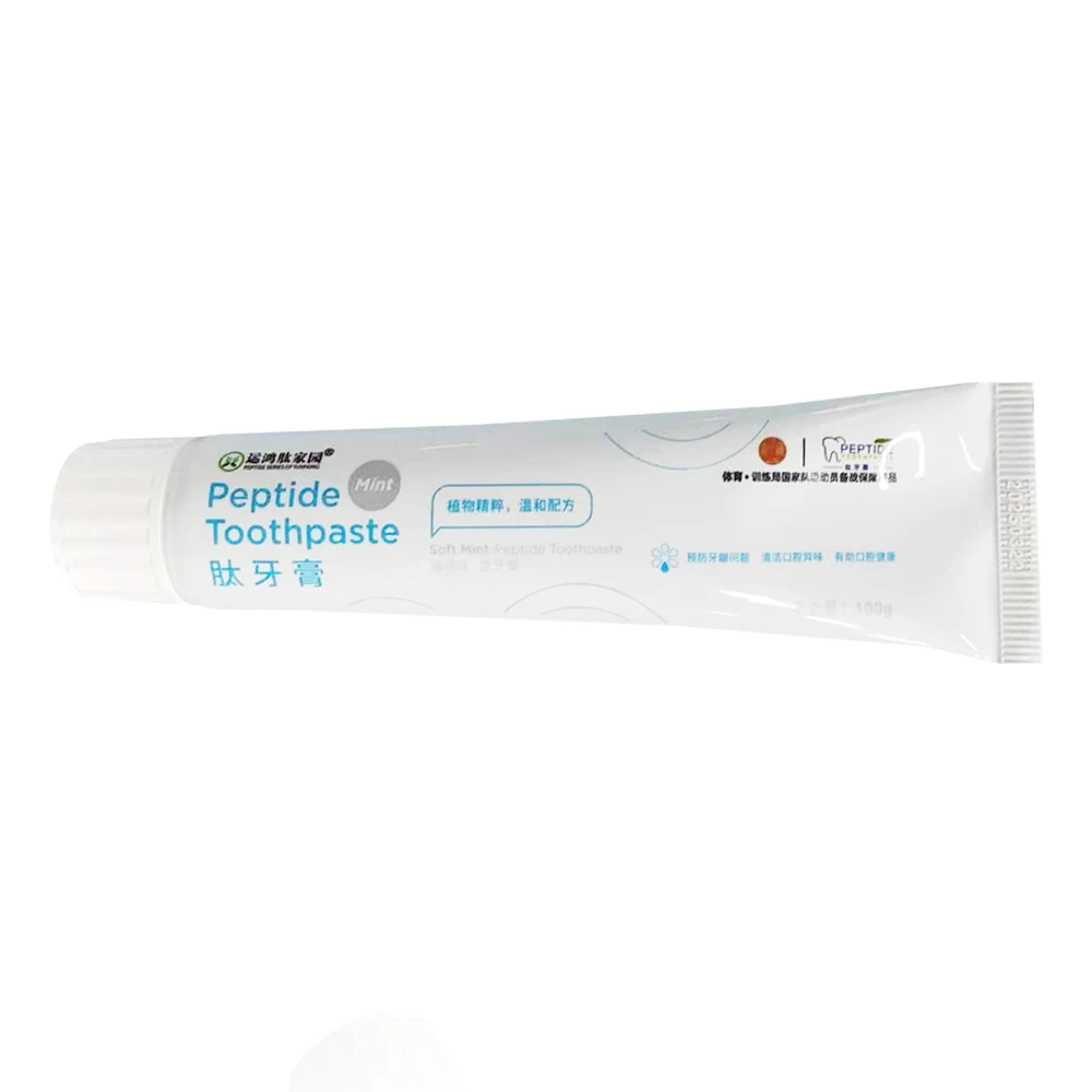 Custom Tooth Paste Peptide Bodybuilding Soft-Mint Flavor Teeth Whitening Tooth Paste