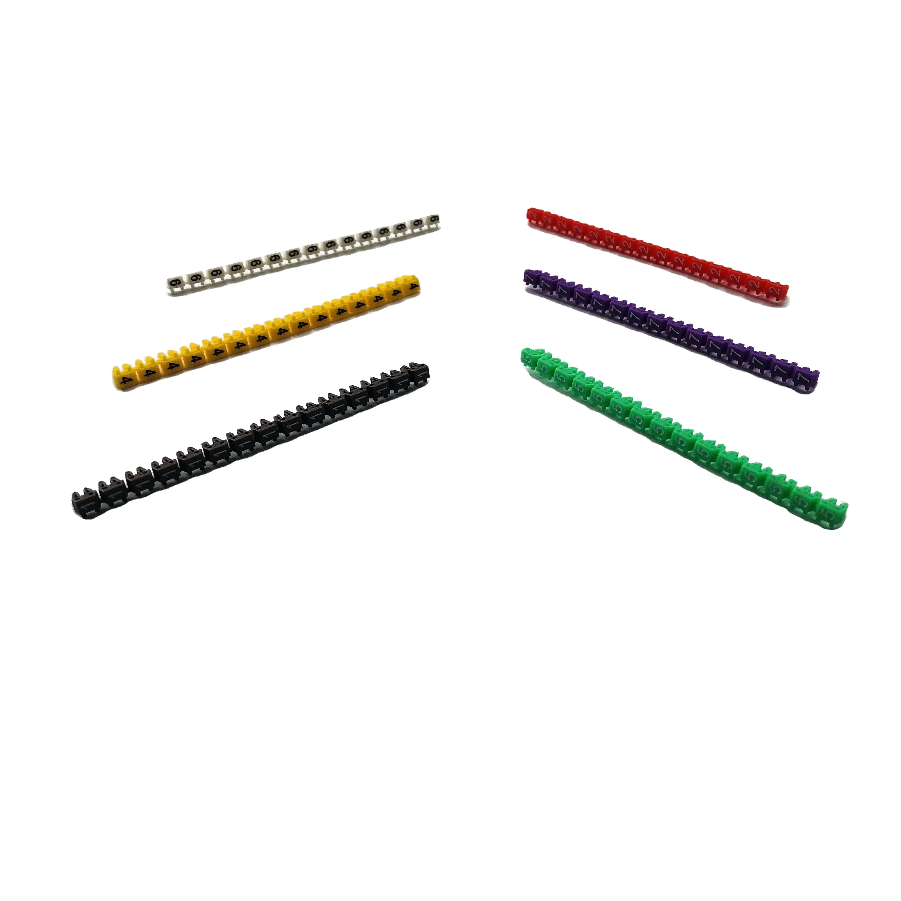 M Type Cable Tie Marker Tag Tube Sleeve