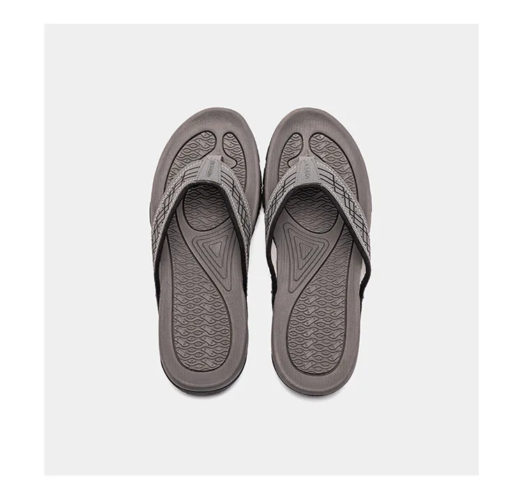 Factory Wholesale Nonslip TPR Faux-leather Summer Outdoor Men Flip Flops Slides slippers