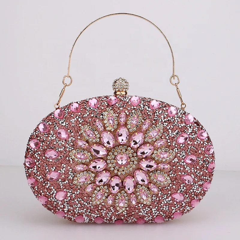 NEW Arrival Diamond Luxury Bag Rhinestone Chain Party Clutch Dress Shiny Evening Handbag For Ladies