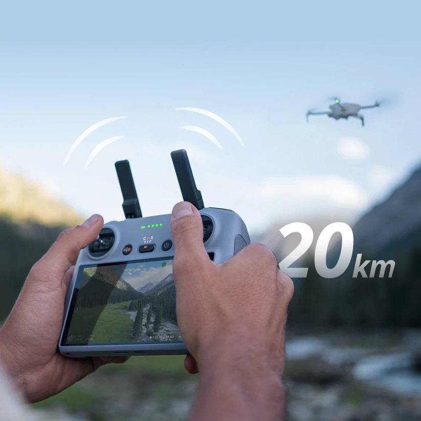 Drone Mini 4 Pro 3axis gimbal 4KCamera 20km RC long range Omni-directional obstacle avoidance One Key Return Drones