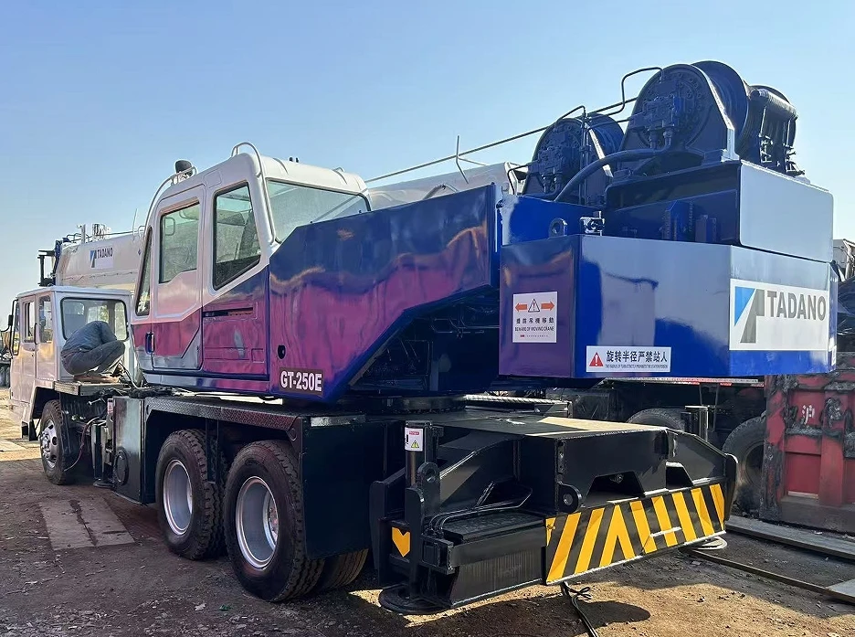 Подержанный Tadano GT250E 25ton автокран Mitsubishi двигатель макс. подъемная нагрузка