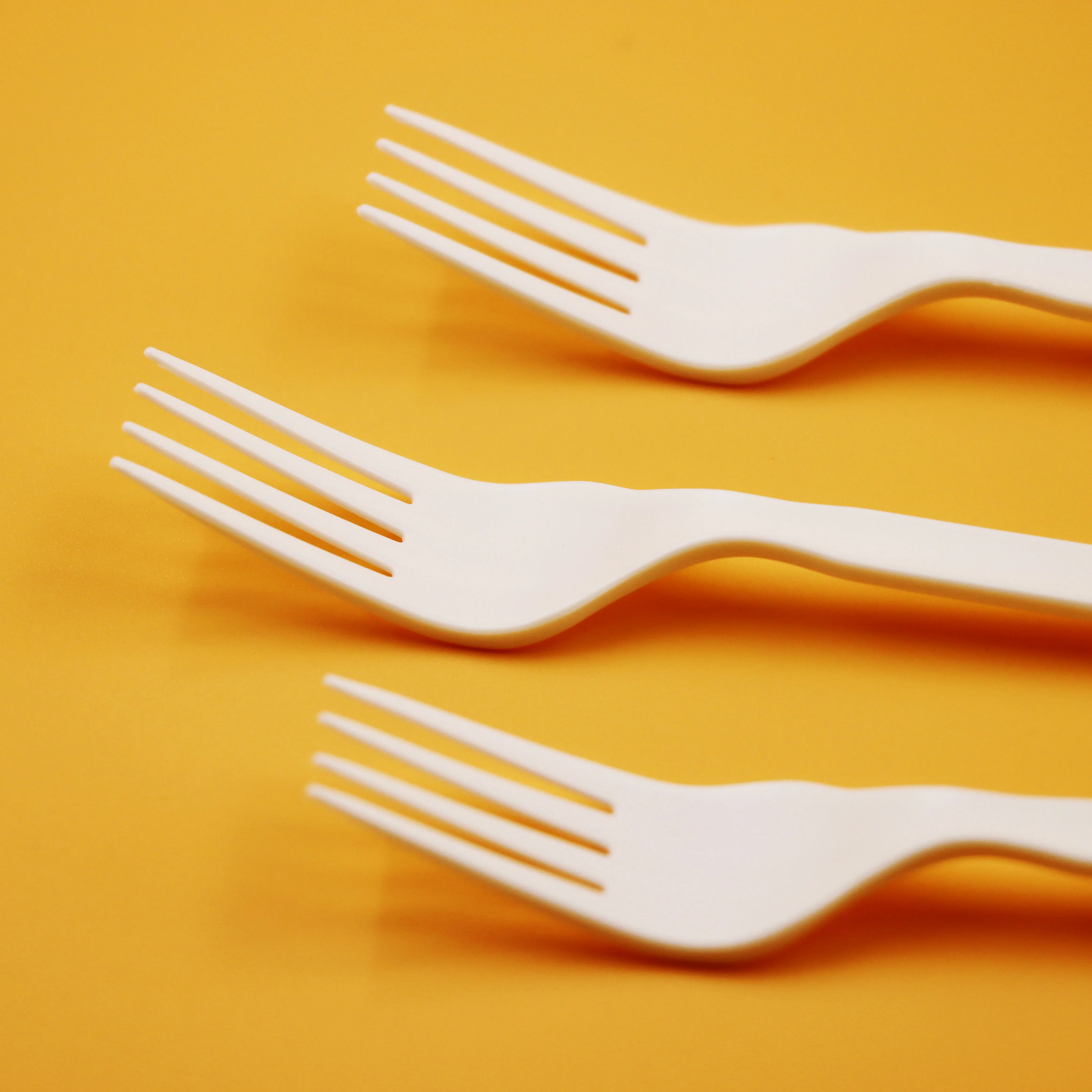 Экологически чистые одноразовые биоразлагаемые столовые приборы из полилактида на 100% биоразлагаемые ножи на биооснове ложки вилки столовые приборы