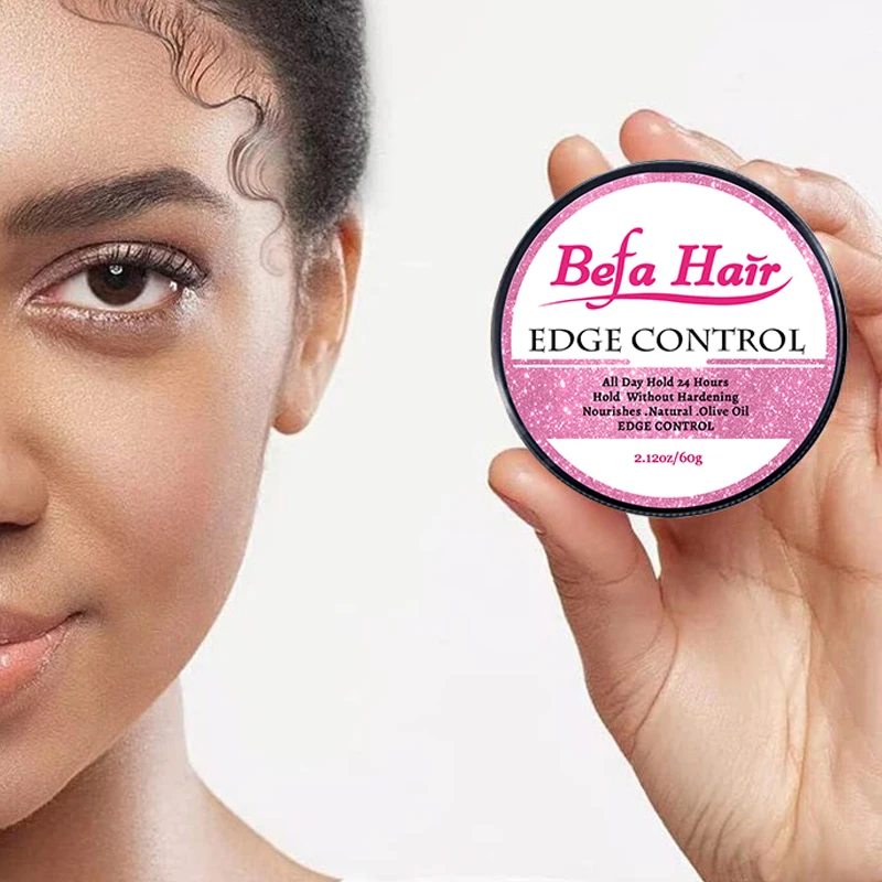 Strong Hold Non Flaking Organic Shine Jam Braiding Edge Control And Brush Set