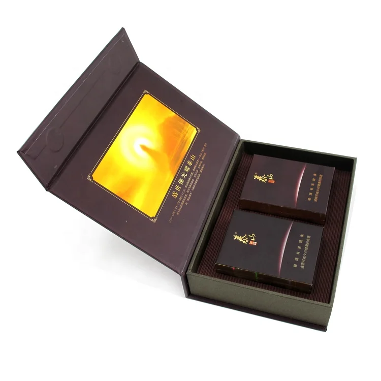 Direct factory manufacture luxury paper cigarette box packaging box