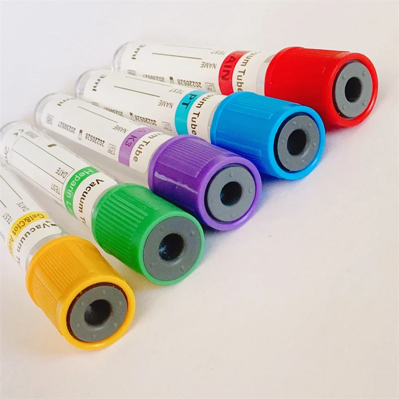 disposable different 0.5ml 4ml size vacuum cheap price medical grade edta durable in use blood test collection tube