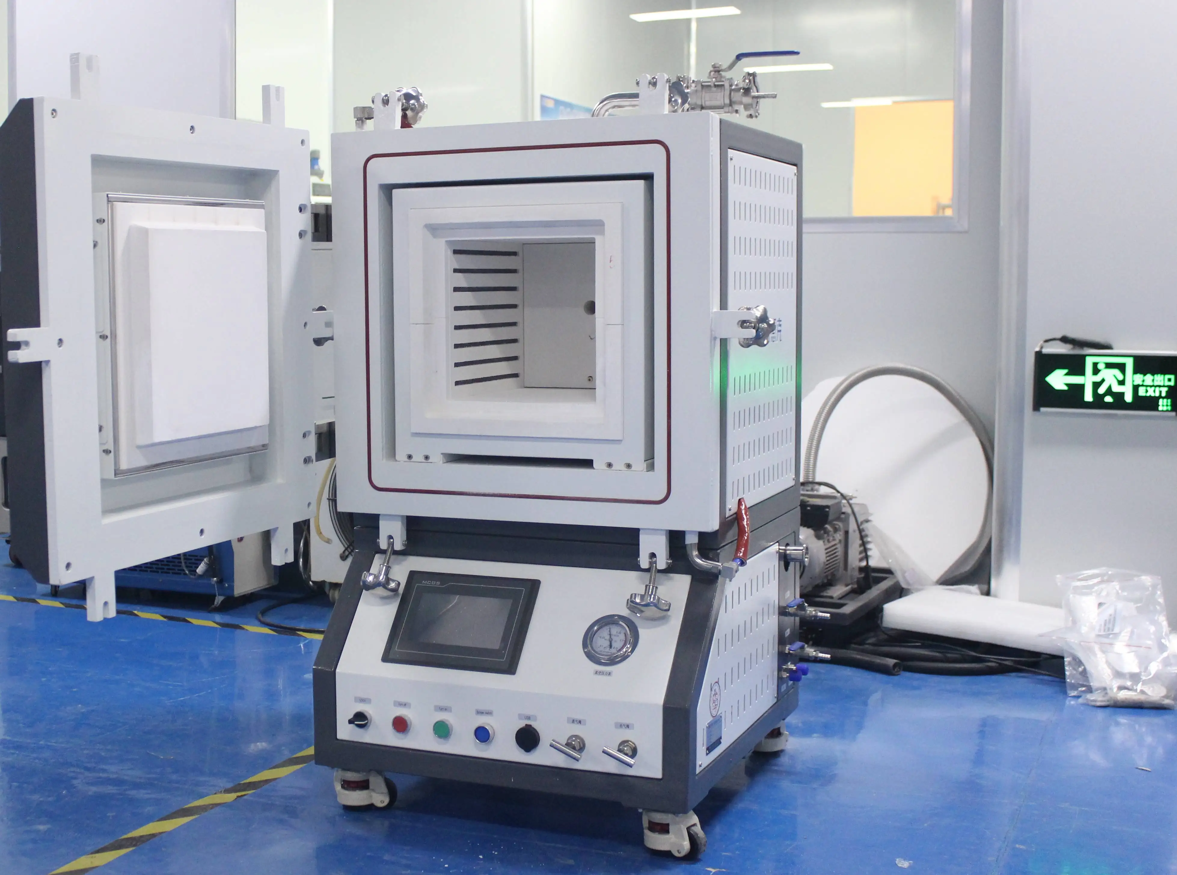 1700C vacuum muffle furnace ZMF-1700C-III with chamber size 250x300x250mm 18.7L