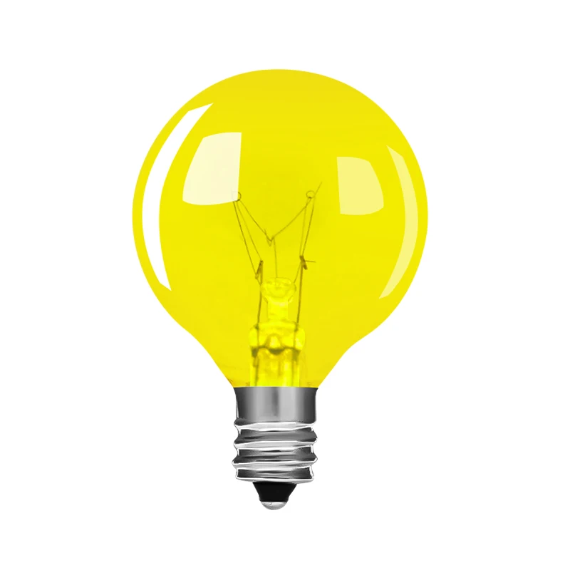 JAIYI 48FT S14 G40 пластиковые солнечные уличные рождественские праздничные светильники садовые гирлянда с лампами C6 C7 C9 E27 светодиодные лампы Edison